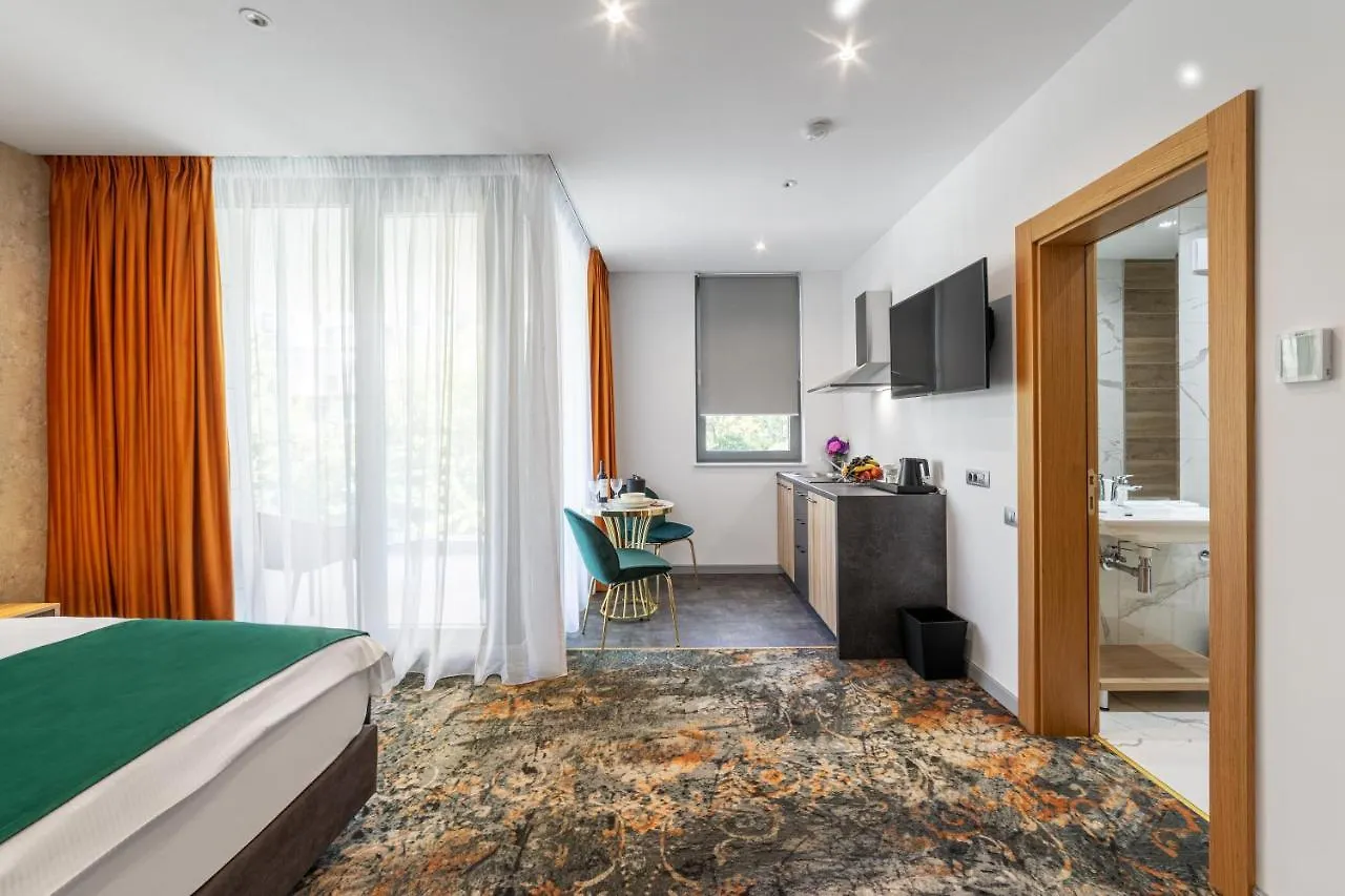 Tomis Garden Aparthotel Bucuresti 3*, Bucareste Roménia